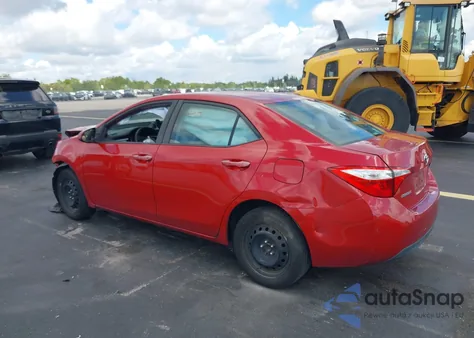 2015 Toyota Corolla Le из США, поврежденный, VIN 2T1BURHE9FC446342